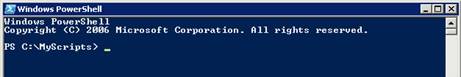 PowerShell Console MyScript